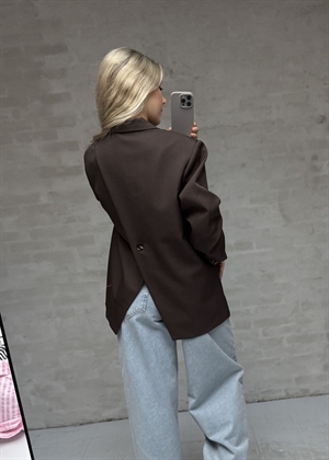 Aarielle structure blazer Dark Brown Neo Noir 